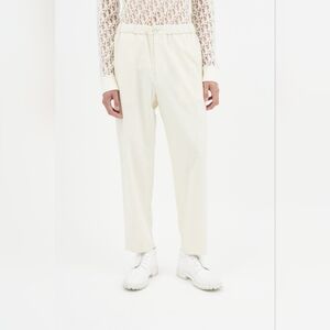 Jil Sander cream wool trousers size 36(52) new no tags